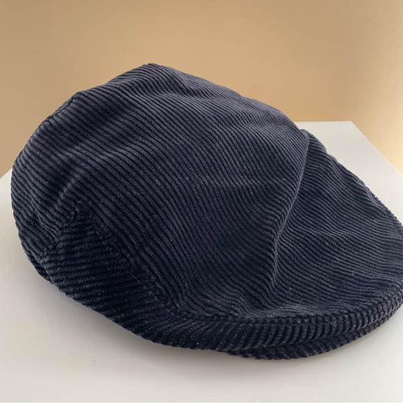 JC Cording & Co ltd Black Corduroy Flat Cap main image 5